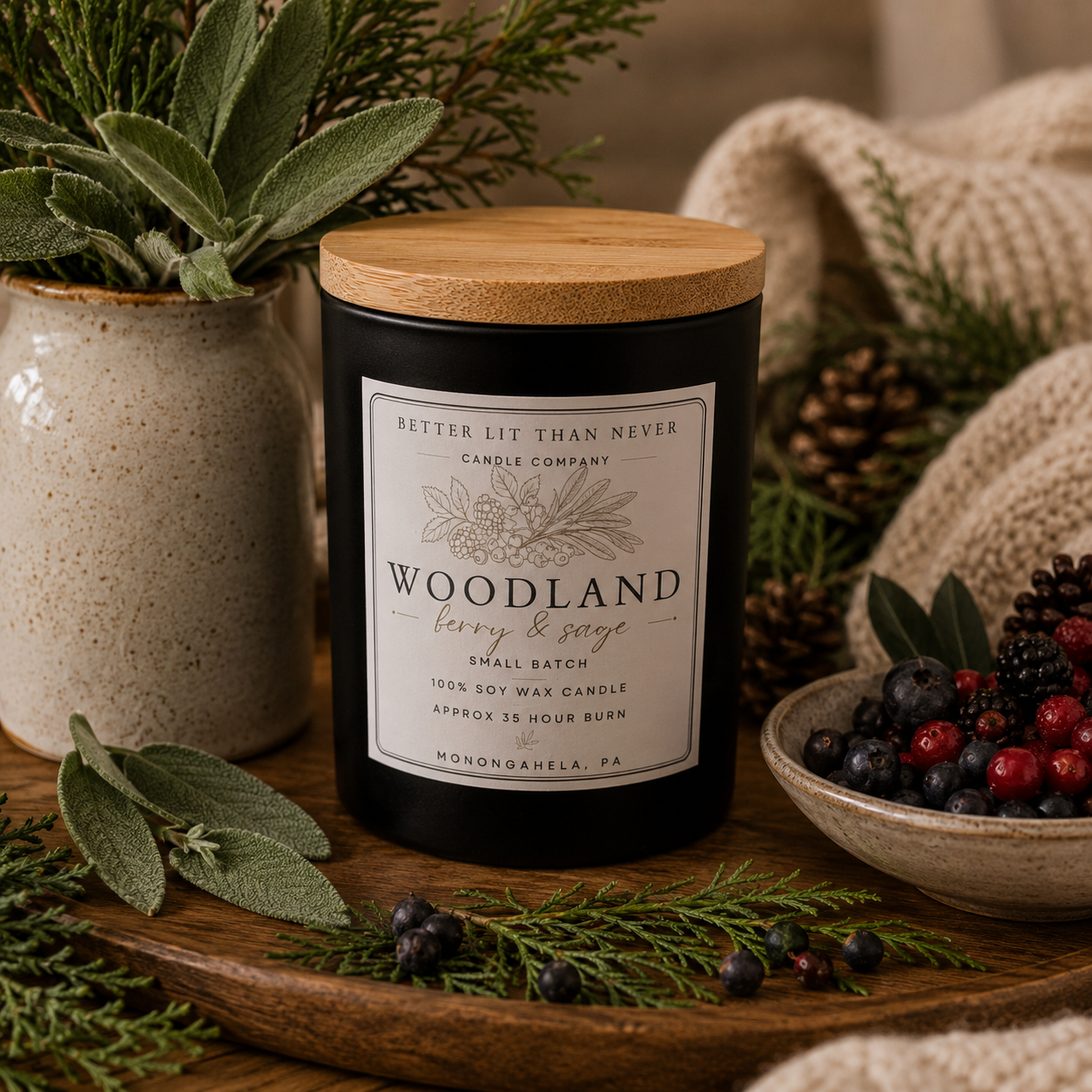 Woodland Berry and Sage